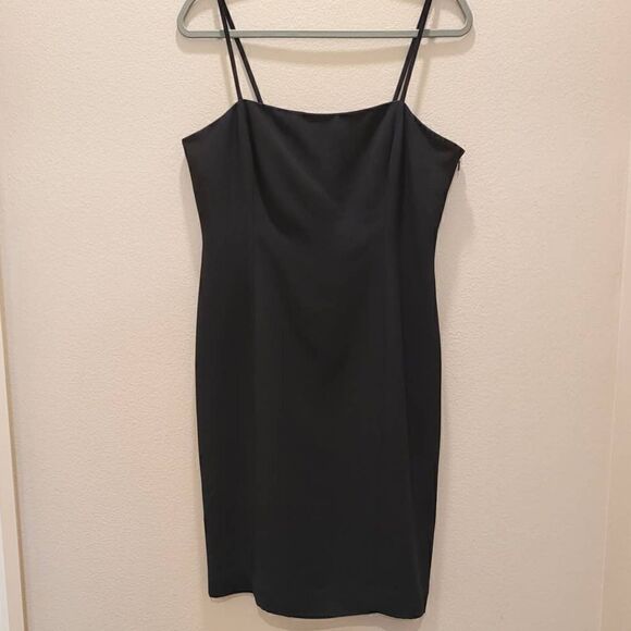 Jones New York Black Slip Dress Size 10 - Picture 1 of 8